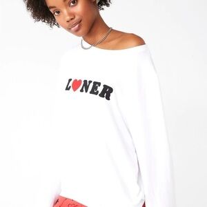 Good condition Wildfox Loner long sleeve sweater